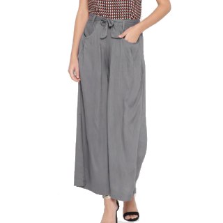 ANTS Textured Flared Palazzos with Insert Pocket at Rs.680